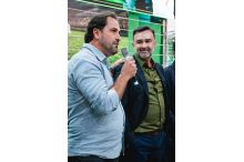 Gustavo Guimarães e Otaniel Pereira no leilão Allianz Days