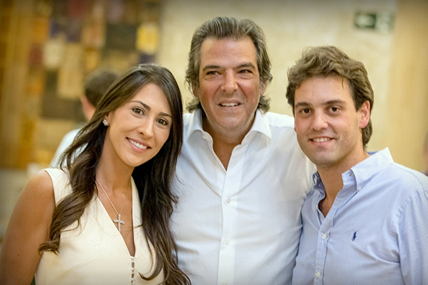Renata Vasone, Alceu Vasone e Gabriel Belli