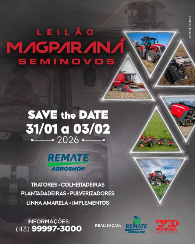 Leilão Virtual MagParaná Seminovos - 2ª Etapa