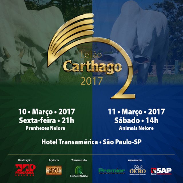 Leilão Carthago 2017 - Prenhezes
