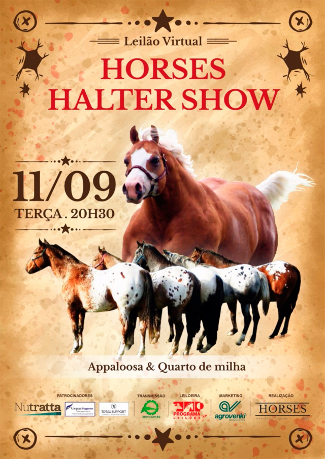 Leilão Virtual Horses Halter Show