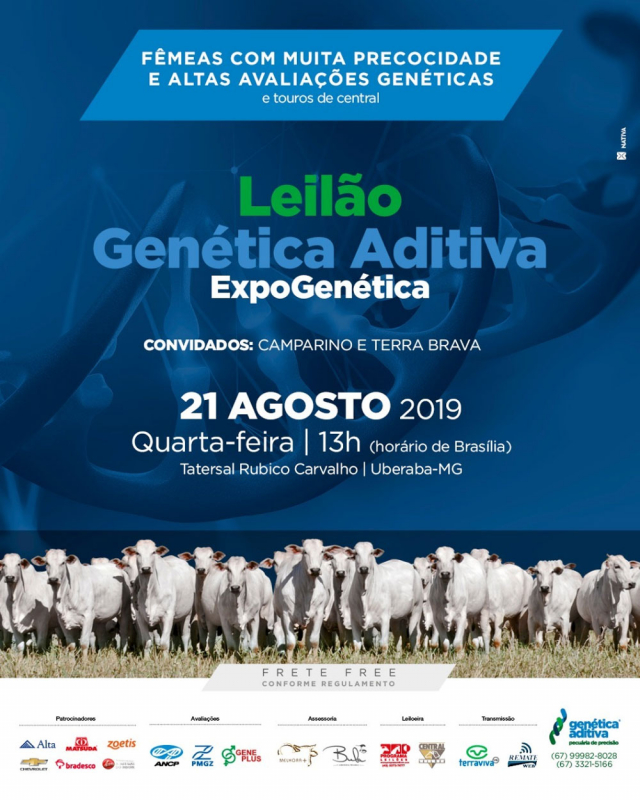 Leilão Genética Aditiva Expogenética