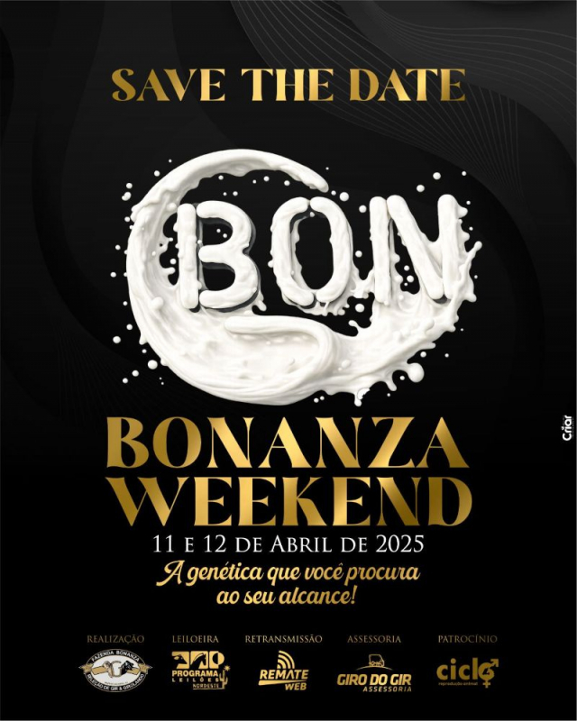 Leilão Bonanza Weekend - 2ª etapa