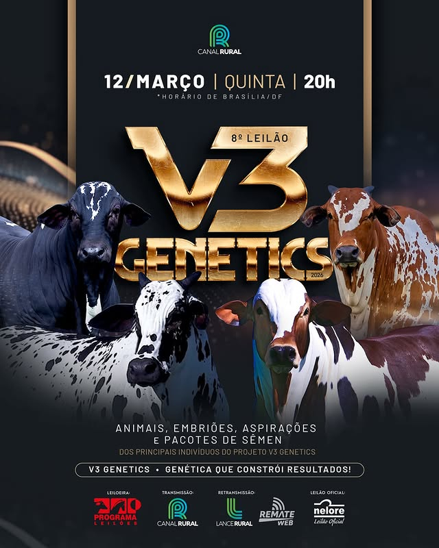8º Leilão Virtual V3 Genetics