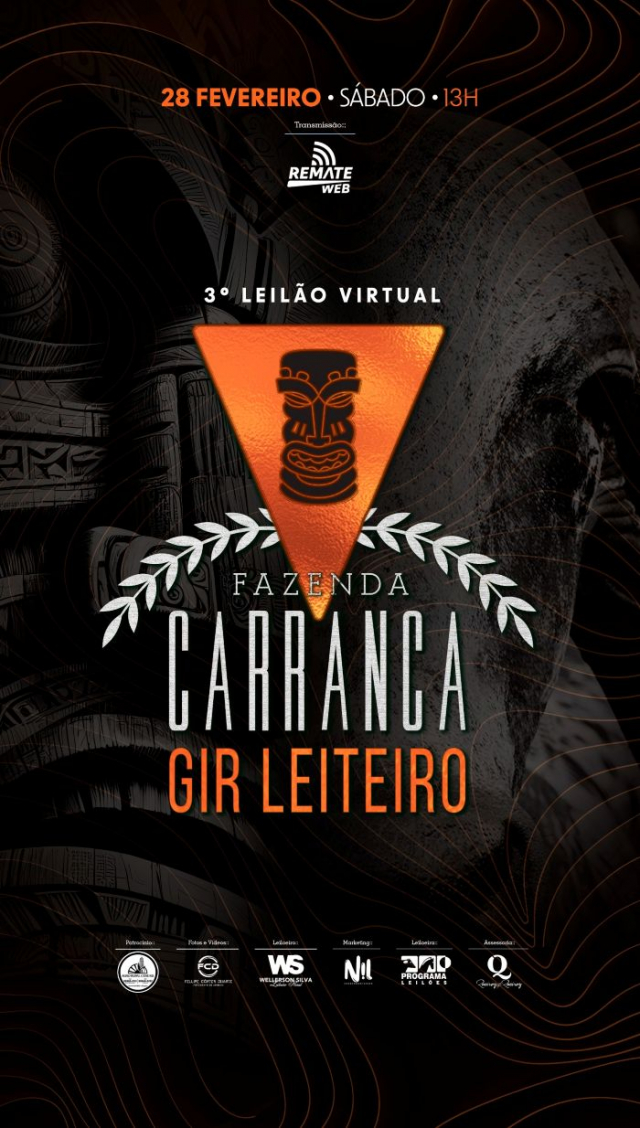 3º Leilão Virtual Fazenda Carranca - Gir Leiteiro