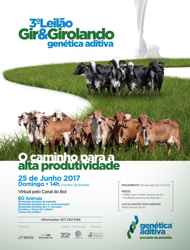 3º Leilão Virtual Gir & Girolando Genética Aditiva
