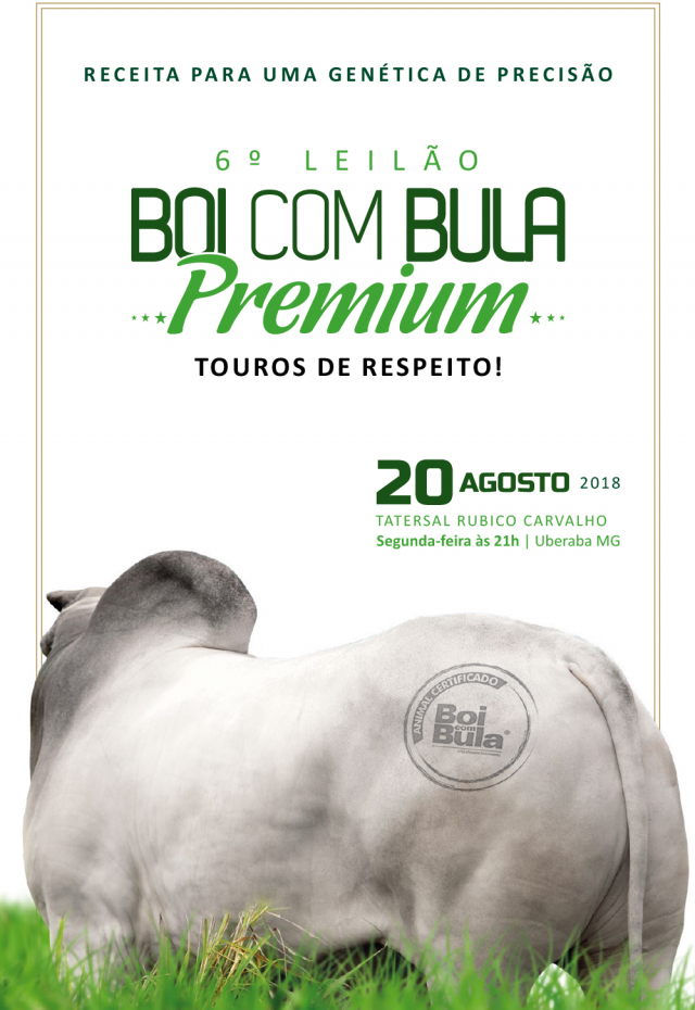6° Leilão Boi Com Bula Premium