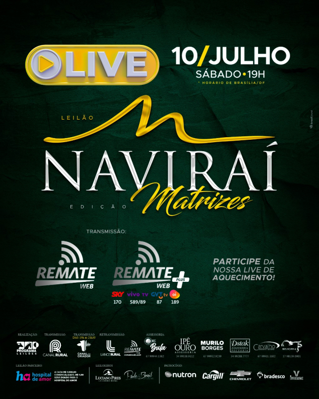 LIVE | Leilão Naviraí Edição Matrizes