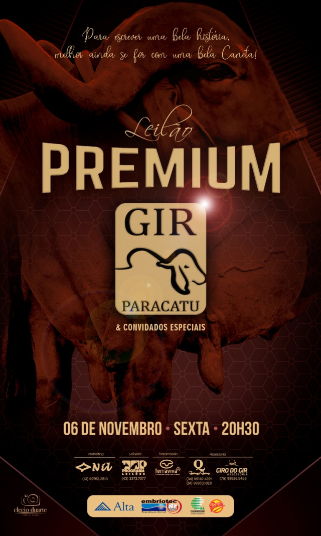 Leilão Premium Gir Paracatu & Convidados Especiais