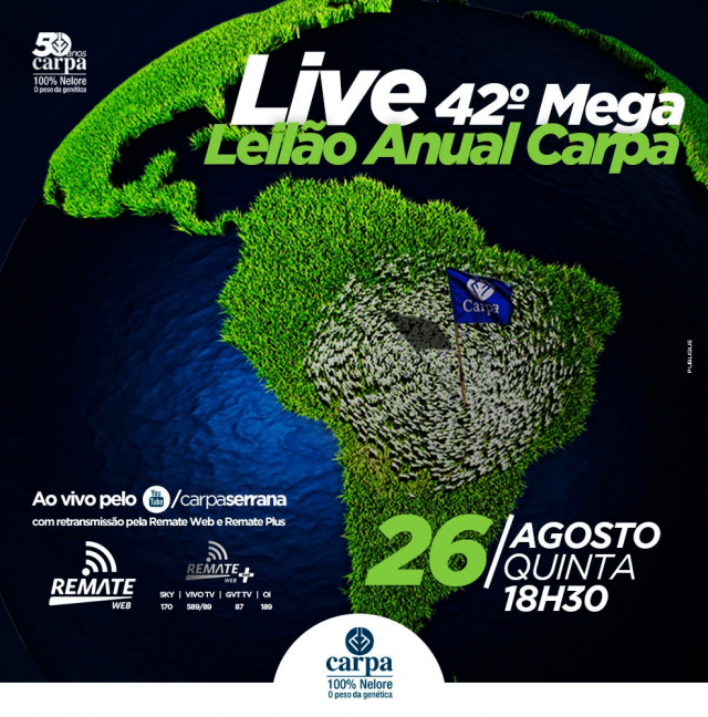 LIVE | 42° Mega Leilão Anual Carpa